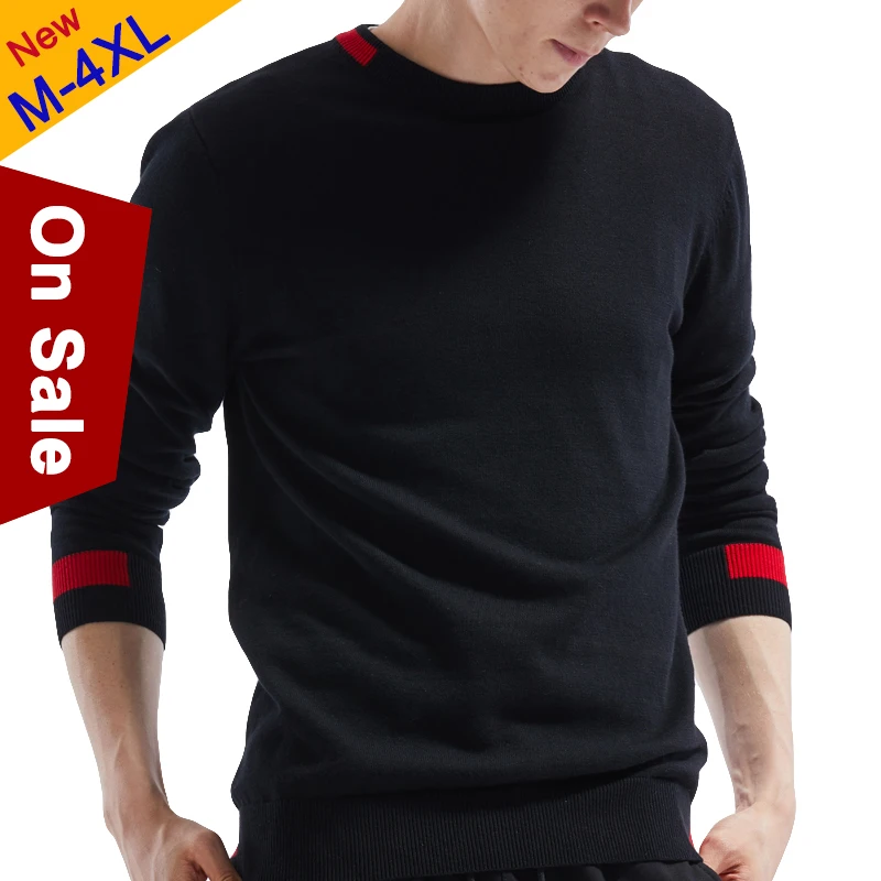 Свитер мужской 6 цветов Модный хлопковый Однотонный свитер-поло утепленная