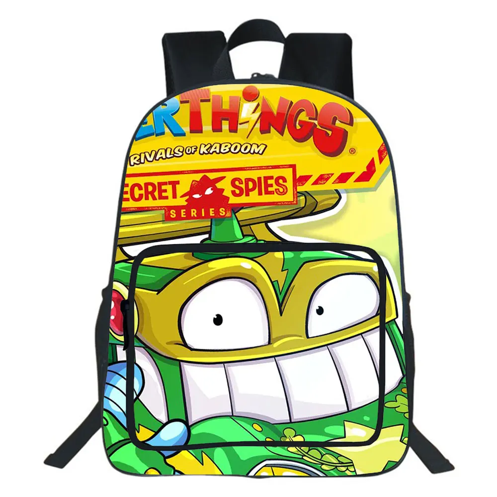 SuperThings Series 7 Backpack Cartoon Schoolbag Boy Girl Student Bookbag Teen Knapsack Men Women Travel Rucksack Gift