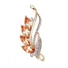 Корейский стиль, стиль, сплав, брошь-цветок с кристаллами высшего класса, модная Изысканная брошь, шарф, пряжка, драгоценный камень, брошь