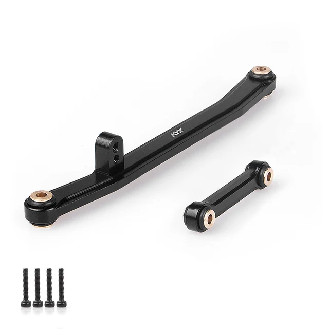 KYX Racing Aluminum Alloy Steering Link Linkage Tie Rod kit Upgrades Parts Accessories for RC Crawler Car Axial SCX24