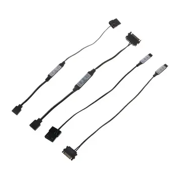 

1 PC Light Manual Controller A-RGB DC5V 3Pin/DC12V 4Pin Powered Connector for Aura Fans Lights Devices