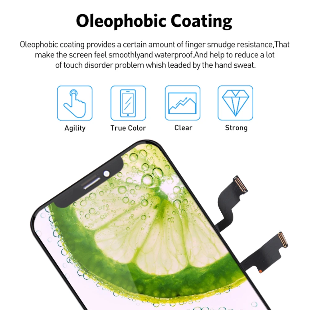 AAA+++RJ Incell 5.8 LCD for IPhone 11 Pro Screen Display Replacement Assembly Digitizer Touch Pantalla Perfect Repair Phone LCD