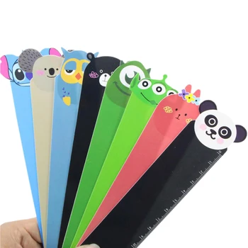 

15cm Cartoon Animal Plastic Bendable Ruler Measuring Straight Ruler Tool Promotional Gift Stationery Cute Ruler