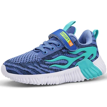 

2020 Spring Brand Children Shoes Non-slip Kids Running Shoes Boys Fashion Breathable Sneakers Casual Sports Shoes A1918