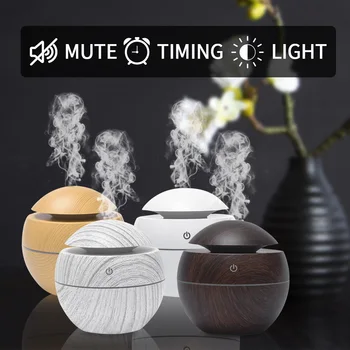 

USB Aroma Humidifier ESSential Oil Diffuser Ultrasonic Cool Mist Humidifier Air Purifier 7 Color Change LED Night light
