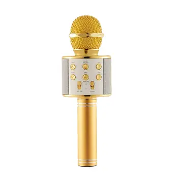 

Portable National Karaoke Microphone Mobile Phone Karaoke Wireless Condenser Microphone Audio Machine