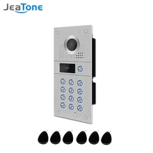 Jeatone – visiophone filaire 960p, caméra d'extérieur, sonnette étanche à vue large (fonctionne avec l'interphone Jeatone)