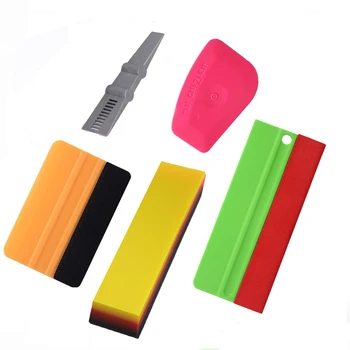 

EHDIS Vinyl Wrap Car Tool Kit Carbon Fiber Foil Squeegee Scraper Window Tint Vehicle Stickers Car Wrapping Accessories