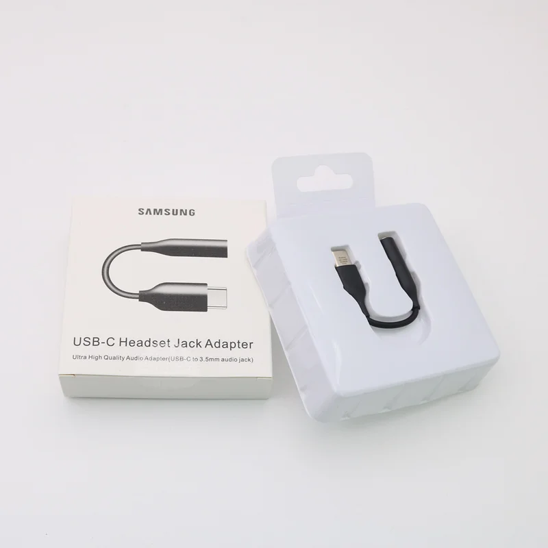 Black samsung usb type C до 3,5 мм адаптер для наушников Aux аудио usb-c музыкальный конвертер кабель для Galaxy A60 A6S A80 Note 10 - Цвет: Black