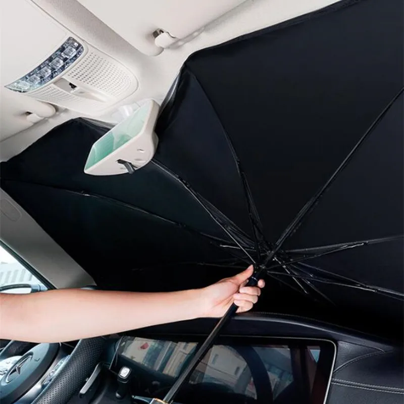 Популярные Универсальные солнцезащитные накладки на лобовое стекло автомобиля