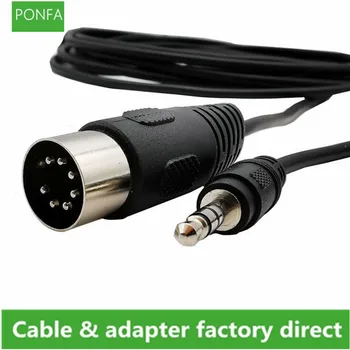 

3.5mm Stereo Jack Audio Cable Din 7 Pin MIDI Male Plug High Quality for TV computer phone