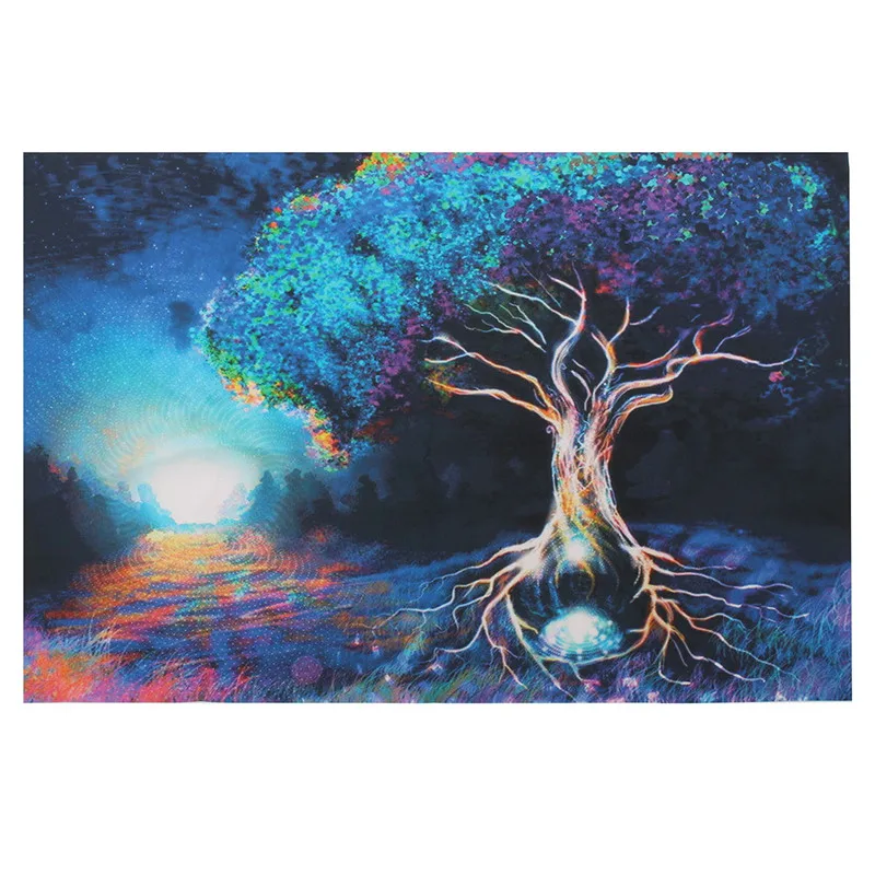 Новый Шелковый Холст Psychedelic абстрактный плакат визуальные принты манифестная