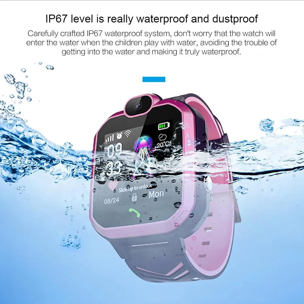 Q13 умные детские часы с сенсорным экраном IP67 водонепроницаемые SOS позиционирование PK Q12 gps умные часы 4G для детей