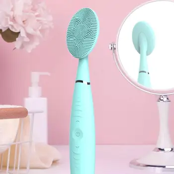

Hand-Held Electric Silicone Cleansing Instrument Electric Wash Brush Household Portable Cleansing Massage Instrument