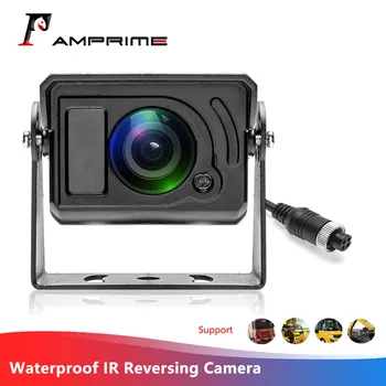 

AMPrime Backup Camera with 1650 Ultra Wide Angle IR Cut LED Night Vision Waterproof Reversing Parking Camera for Truck No Guid