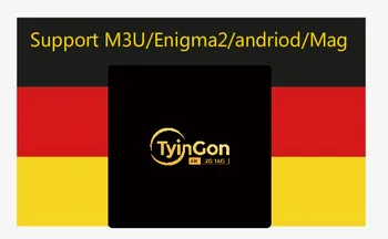 

TyiGon android box Support germany device for smart tv stb m3u enigma2