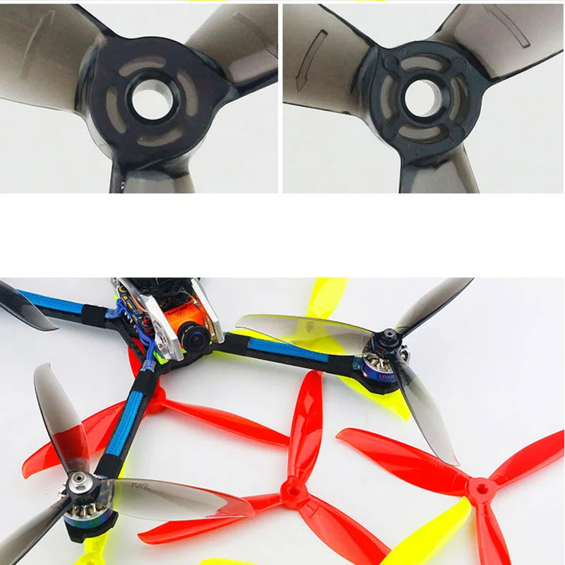 16pcs/lot 7040 7 Inch 3 Blade Propeller 8 CW 8 CCW for RC Drone FPV Racing Quadcopter DIY Accessories Parts/8 Pairs