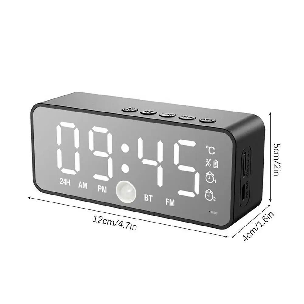 MORRORART Y1 Bluetooth Speaker with Time Album Lyrics Audio Speaker  Electronic Calendar Alarm Clock Desktop Decoration Speaker
