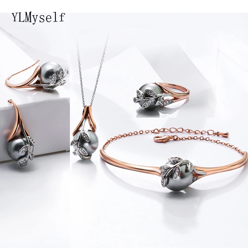Grey pearl ring (12)