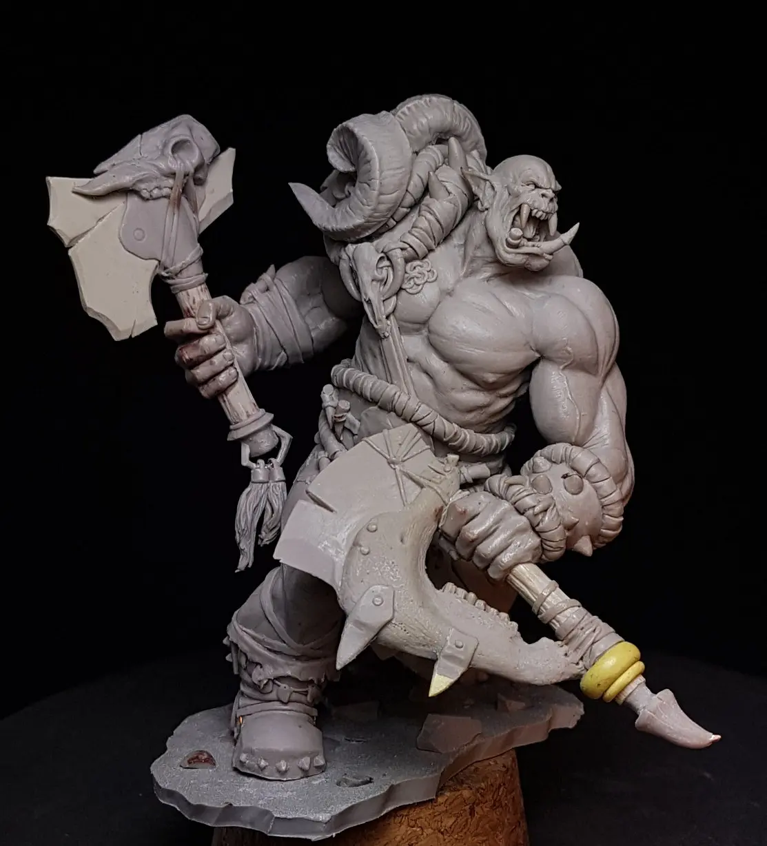 1/24 каучуковая фигурка модель комплект Unassambled Неокрашенный Orc Rager 619