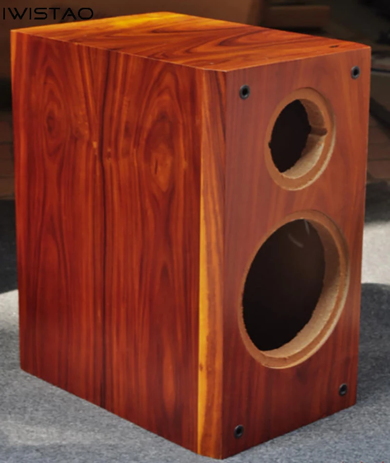 Iwistao 2 Way 8 Inches Speaker Empty Passive Enclosure 24l Wood