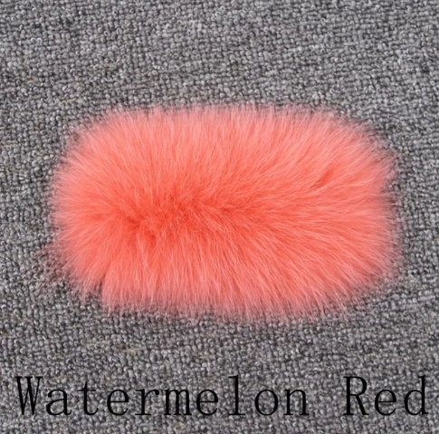 watermelon red QIUCHEN PJ8097 Новое поступление Полный Пелт сплошной натуральный Лисий мех жилет женский зимний жилет подлинное пальто без рукавов - Цвет: watermelon red