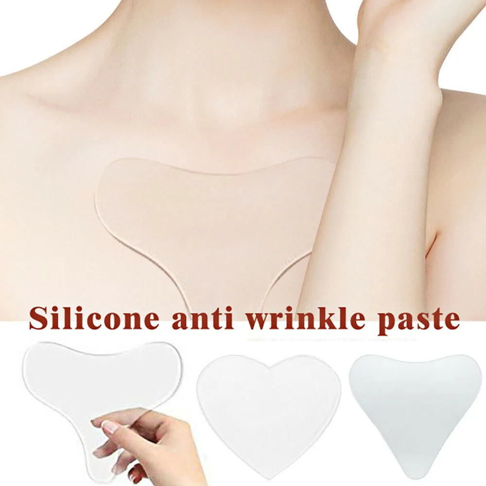 16pcs Woman Reusable Silicone Wrinkle Rimpel Patches Removal Sticker Face Forehead Neck Eye Sticker Skin Care Tool