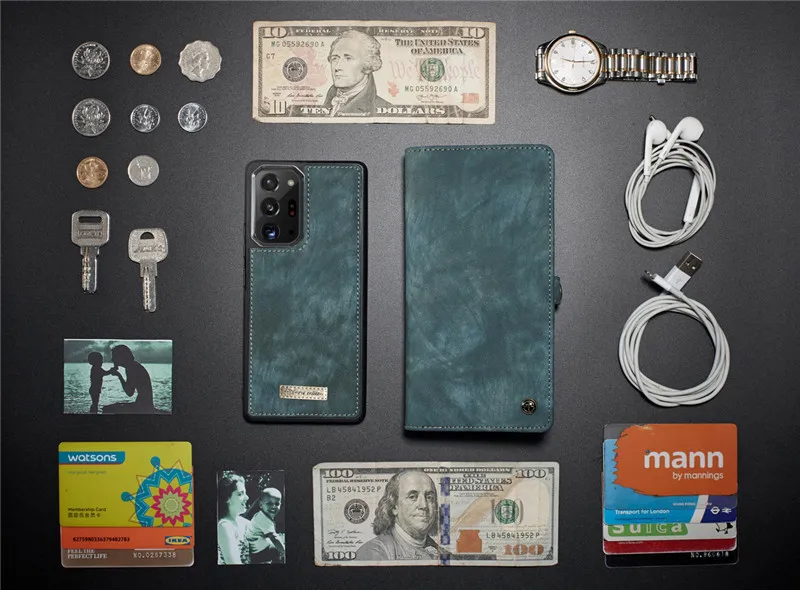 Кожаный чехол для телефона Samsung Galaxy Note 8 9 10 20 Ultra S20 S10 S9 S8 Plus A21S A51 A71 A40 A50 A70|leather wallet