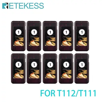 

10pcs RETEKESS Call Coaster Pager Receiver for T111/T112 Wireless Restaurant Paging System CALL Pager System 433MHz F4427A