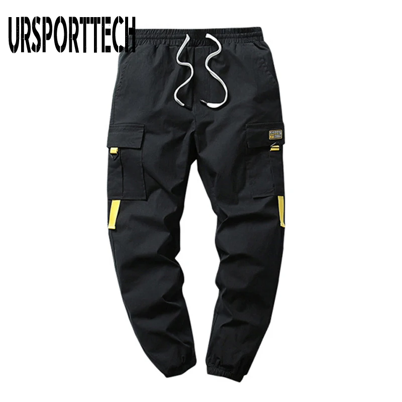 

Мужские брюки-карго, повседневные, с несколькими карманами, военные, тактические штаны, Pantalon Hombre, мужские спортивные штаны с эластичной резинкой на талии, длинные брюки, большой размер