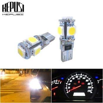 

2x W5W T10 LED Canbus Light Bulbs for BMW Audi Mercedes Car Interior Reading Parking Lights White Red Purple Blue No Error 12V