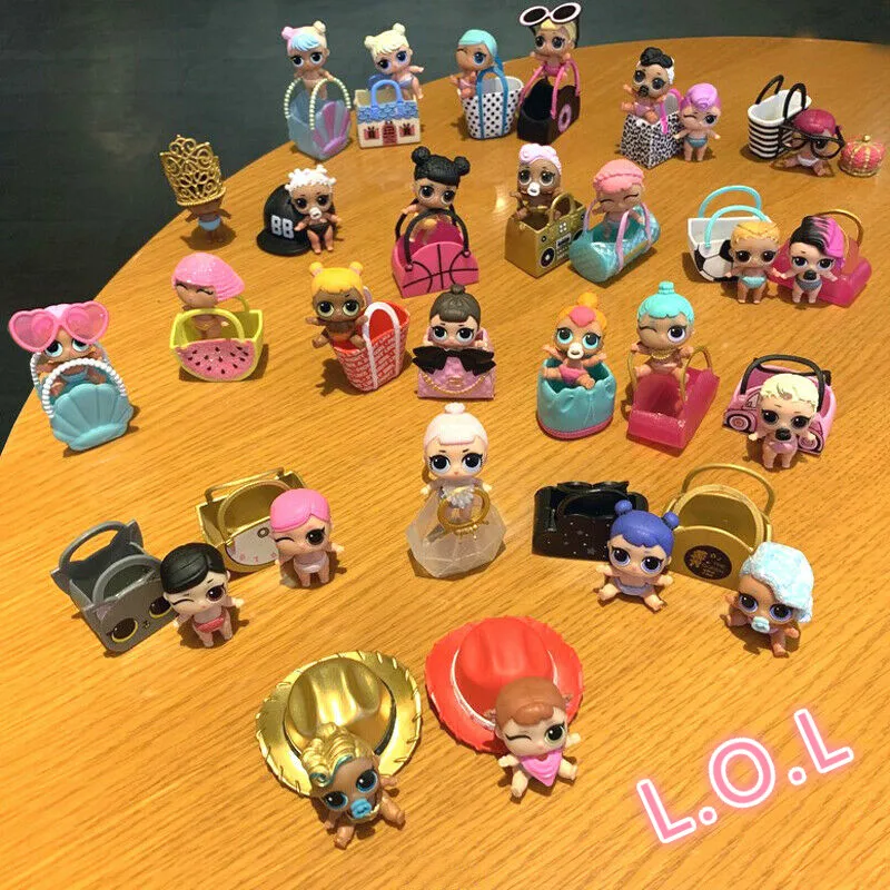 LOL-muñeca sorpresa LIL SISTER, unicornio, reina de salpicaduras, Luxe, bebé, Bonita, Punk, Boi, juguete de cambio de Color, colección limitada, regalos de fiesta para niña