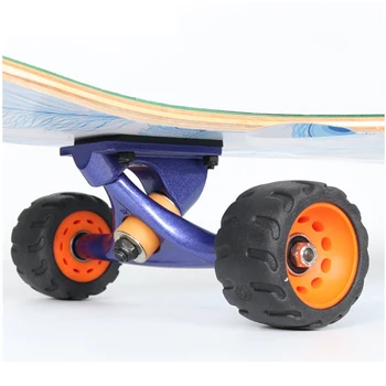 

4Pcs/Set 75Mm Skateboard Wheels Durable Anti-Vibrate Longboard Wheel Bearings Wheels Single Double Rocker Wheel