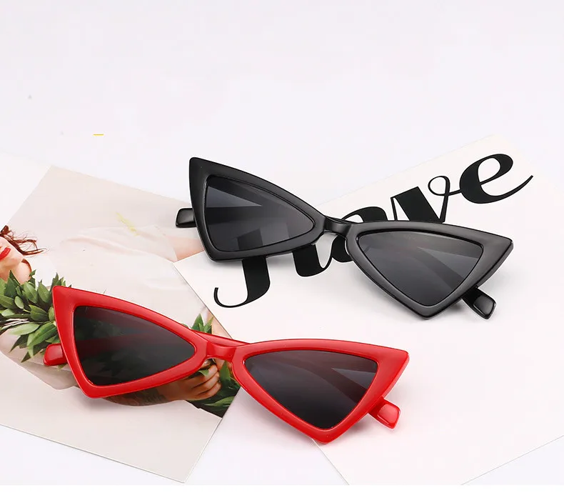 coach sunglasses 2022 Star Celebrity Style Retro Cat's Eye Sun Glasses Europe and America Bow Triangular Sun Glasses ray ban sunglasses women