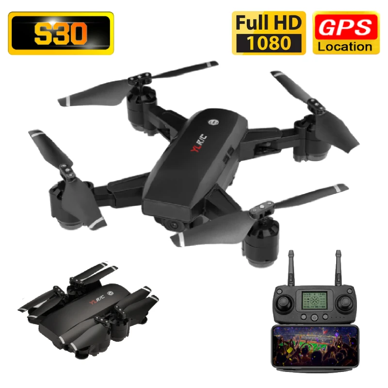 S30 Дрон gps 1080P HD камера 5G wifi FPV объемный полет складной селфи дроны Профессиональный 500 м дальний дистанционный Радиоуправляемый квадрокоптер