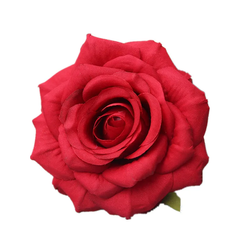 20 шт./лот 9 см розы свадебные шелковые искусственные цветы расположение декора цветок настенный шар DIY Материал Роза Пион - Цвет: open red