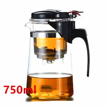 

Heat-resistant glass flower teapot filter cup tea cup with filter water glasses for drinking