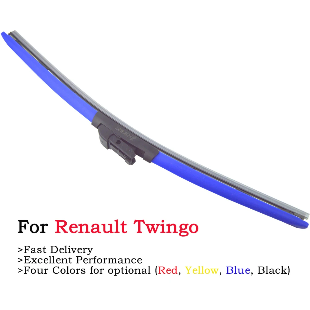 

Colorful Frameless Hybrid Car Windshield Wipers For Renault Twingo 1 2 3 RS I II III MK1 MK2 Model Accessories 2000-2020 24"+16"