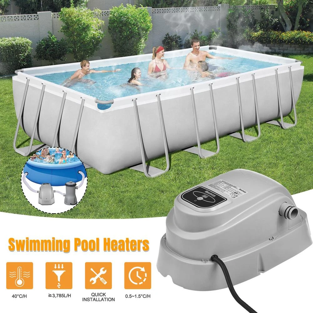 Calentador de agua eléctrico para piscina, termostato de agua caliente de litros, 1520 V, 17000 W|Piscinas y accesorios| -