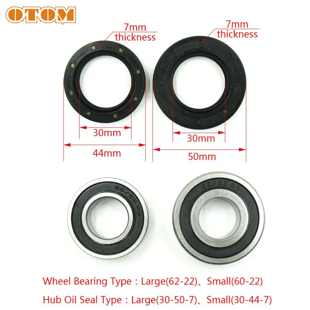 Rear Wheel Hub Bearing Oil Seal Bearing Set for YAMAHA WRF YZ YZF 125 250 426 450 Motorcycle