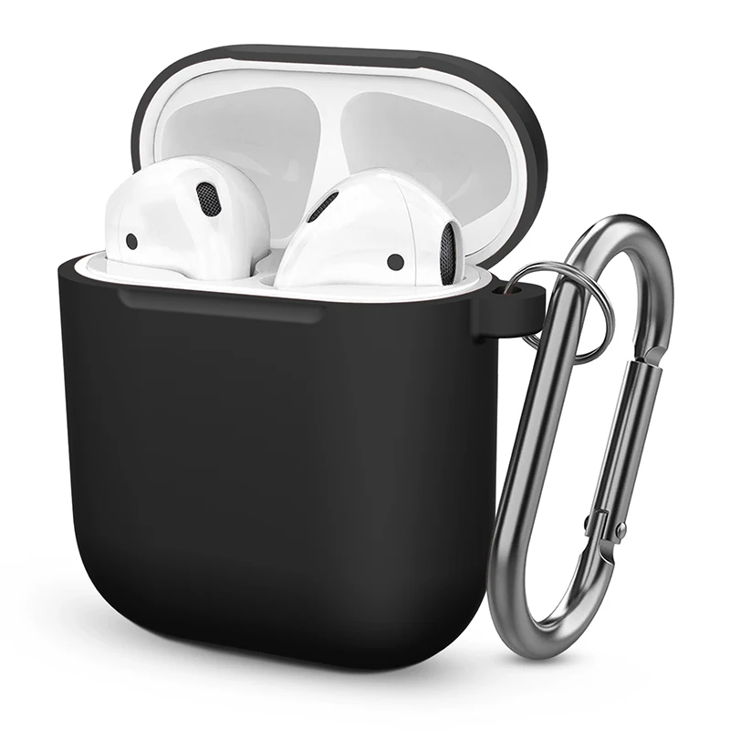 Мягкий силиконовый чехол для Apple Airpods 1 2 противоударный AirPods наушников s защитный