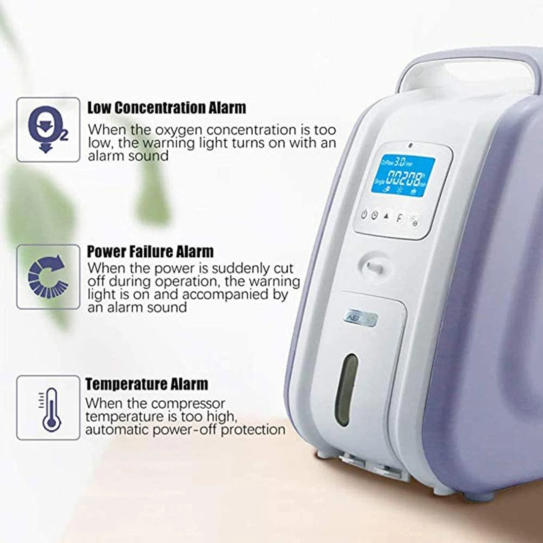 Oxygen Concentrator Generator Household Oxygen Machine Portable 2-9L ship from Poland Germany and China