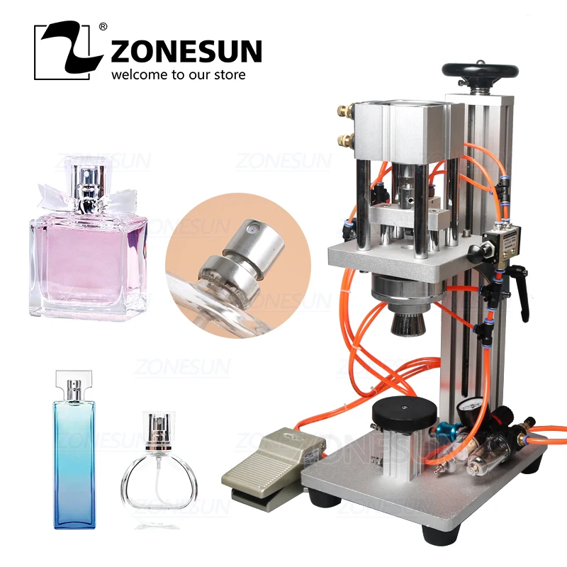 ZONESUN пневматическая машина для изготовления крышек духов|machine for|machine perfumemachine machine