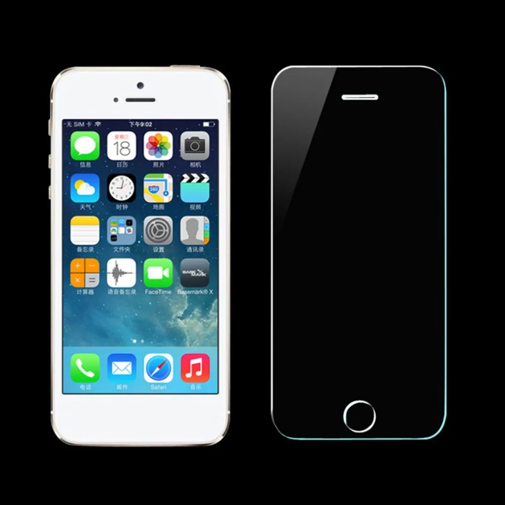 9H закаленное стекло для iphone 8 7 plus, Защитная пленка для экрана, чехол+ набор для очистки