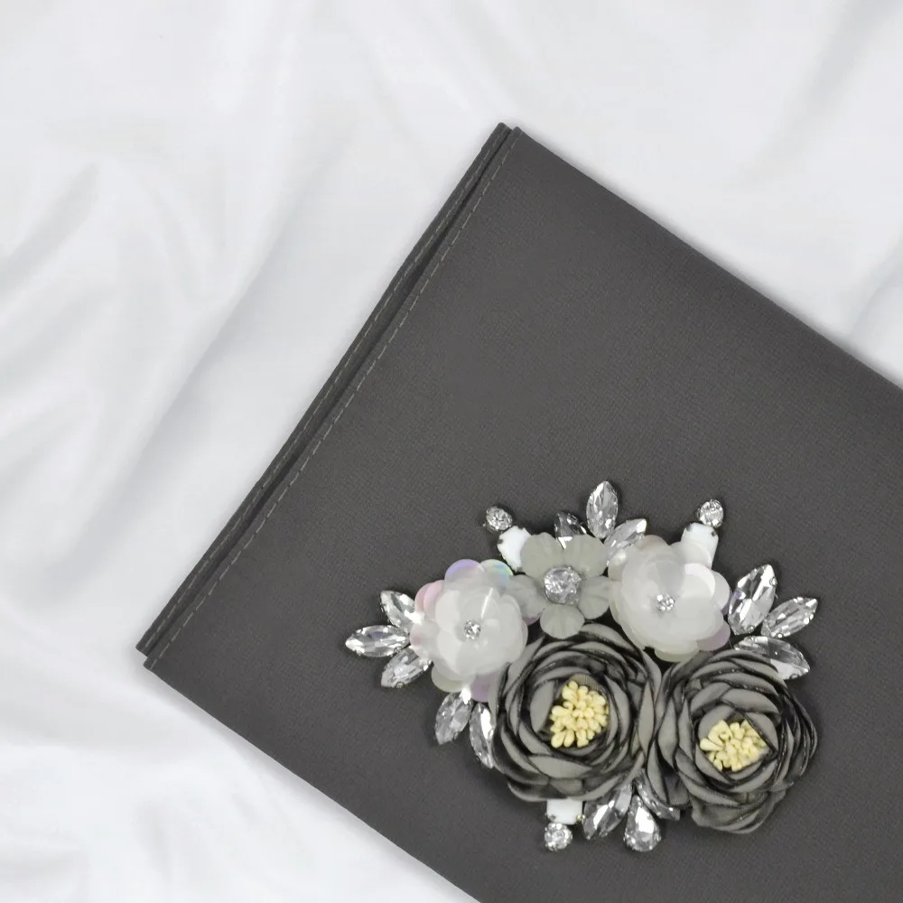 Dubai Arabia Woman hijab Solid Color Chiffon embroidery Popular Shawls Scarf Headband Muslim Turban abaya Diamonds (9)