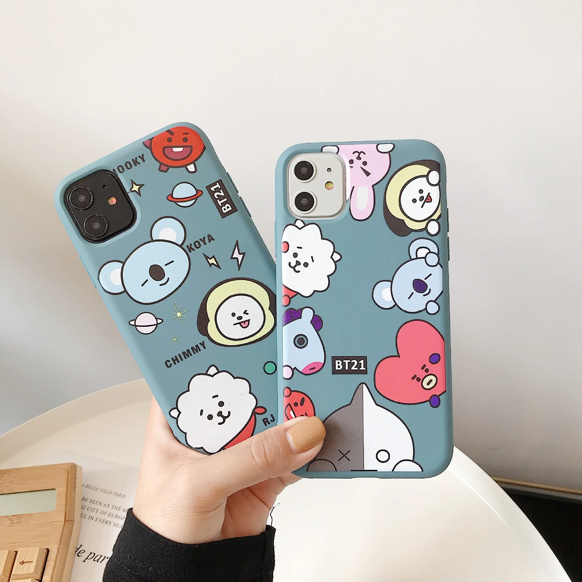 support Cartoon phone case for iphone 11 pro max 6 6s 7 8 plus x xr xs se 2020 Soft silicone Back Case Cover |