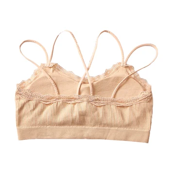 

Hot Bra Seamless Lace Bra Colorful Wireless Bra Thin Underwear Sexy Lingerie Soft Push Up Bras For Women Girls