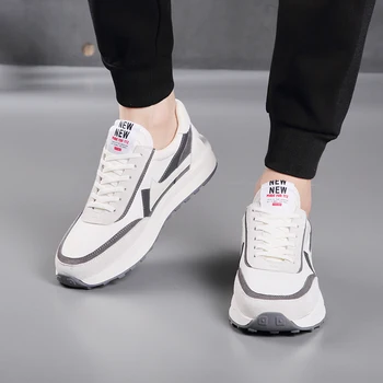 

Fashion Men Casual Shoes 2020 brand sneakers men Lightweight Lace-up Walking Sneakers trainer Male Footwear776