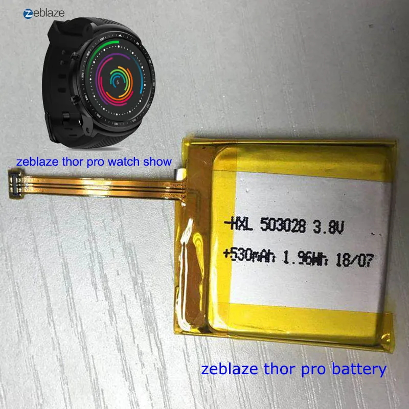 Аккумуляторная батарея для смарт часов zeblaze thor 4 dual plus pro 5 pro|Смарт-аксессуары| |