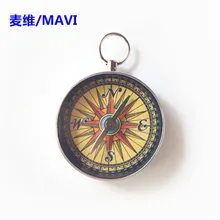 Прямая от производителя, G44-5, металлические брелки, компас, портативный карабин, компас, Открытый шнурок, подарок